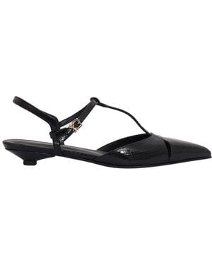 Sergio Levantesi Slingback Fiamma5 Aspis Nero - White