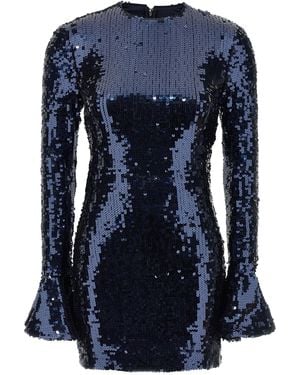 ROTATE BIRGER CHRISTENSEN Paillettenkleid - Blau