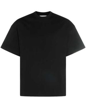 Jil Sander T-Shirt Mit Rundem Ausschnitt - Schwarz