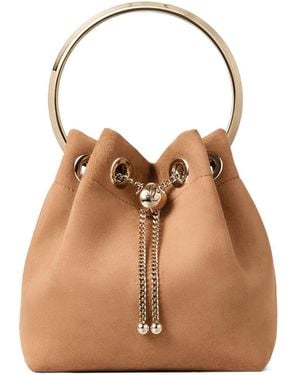 Jimmy Choo Mini Sac Bon Bon - Marron