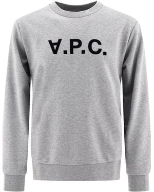 A.P.C. A. P.C. Classic Regular Fit Organic Cotton T-Shirt - Grey