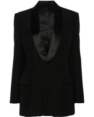 Wardrobe NYC Blazer En Laine À Simple Boutonnage - Noir