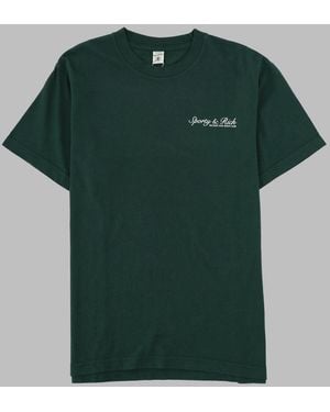 SPORTY&RICH T Shirt "Syracuse" - Green