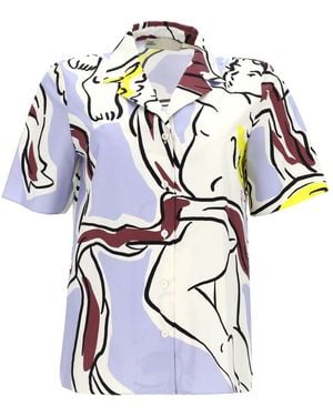 Tory Burch Printed Shirt - White