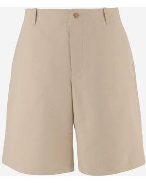Jacquemus Cotton Shorts - Natural