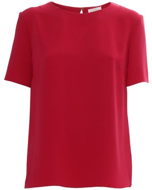 P.A.R.O.S.H. Blouse With Keyhole Back - Rot
