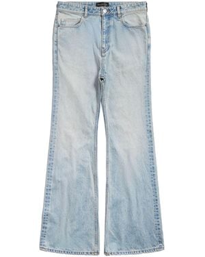 Balenciaga Flared Denim Jeans - Blue