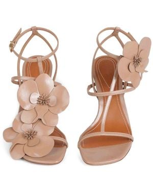 Zimmermann Orchidee Lederen Sandalen - Roze