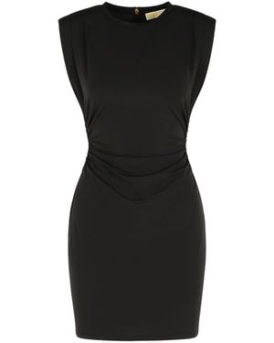 MICHAEL Michael Kors Viscose Blend Mini Dress - Black