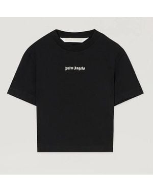 Palm Angels Klassiek Logo Baby-t-shirt - Zwart