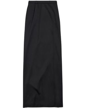 Balenciaga Maxirock Mit Schlitz - Schwarz