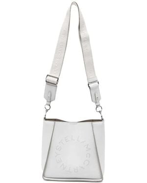 Stella McCartney Schoudertas Met Logodetail - Wit
