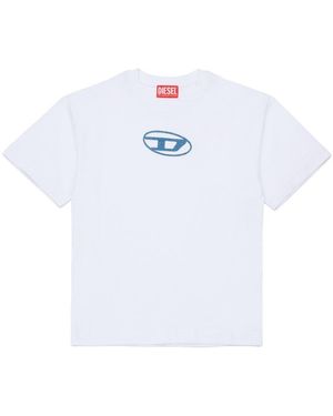DIESEL T-Shirt With Logo - White