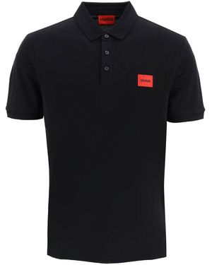 HUGO Dereso Slim Fit Polo -Shirt - Schwarz