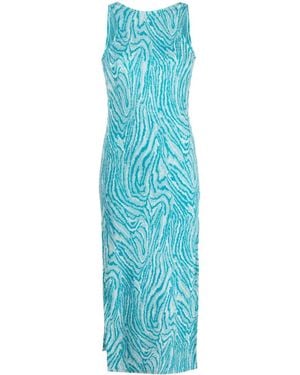 VITELLI Vestido Midi Sin Mangas - Azul