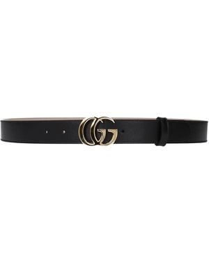 Gucci Marmont Belt Leather - Black