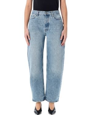 Anine Bing Fritz Regenerative Cotton Denim Jeans - Blue