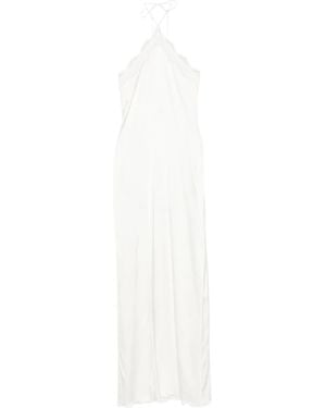 Oséree Bridal Necklace Dress - White