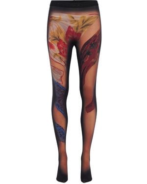 Marine Serre Draped Statue Leggings - Red
