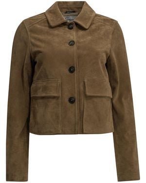 Semler Suede Jacket - Green