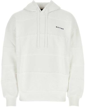 BOTTER Weiße Baumwolle übergroßes Sweatshirt