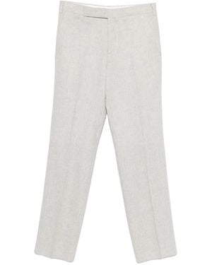 Lardini Flannel Pants - White