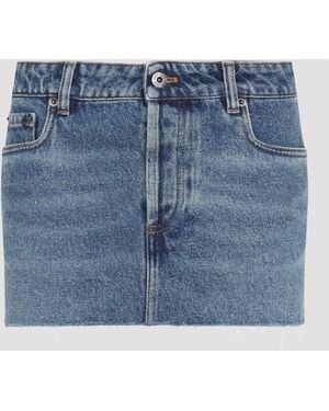 Miu Miu Denim Skirt - Blue