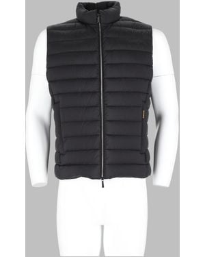 Moorer Quilted Puffer Vest - Black