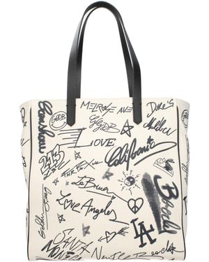 Golden Goose Shoulder Bags California Fabric - White