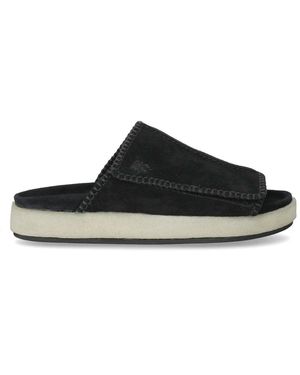 Clarks Überleigh schwarze Rutsche
