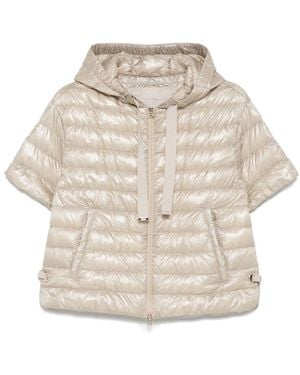 Herno Nylon Short Down Jacke - Natur