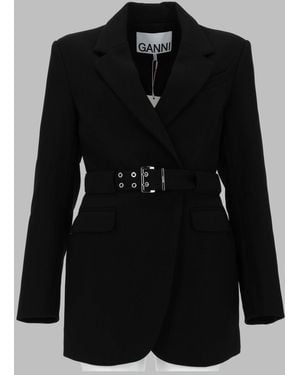 Ganni Eco-Friendly Jacket - Black