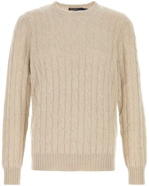 Polo Ralph Lauren Crew Neck Jumpers - Natural