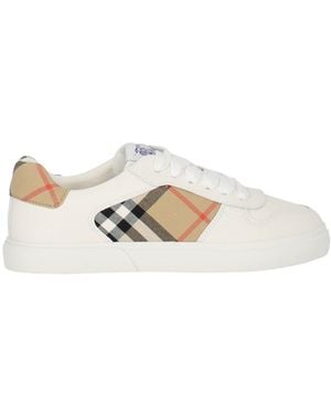 Burberry Kid Vulcansed Trainr - White