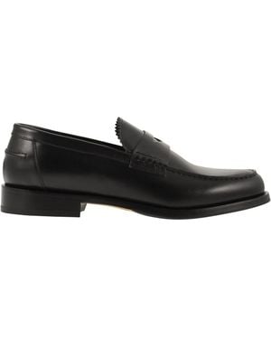 Doucal's Penny-Loafer aus Leder - Schwarz