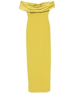 Solace London Adele Maxi Dress - Yellow