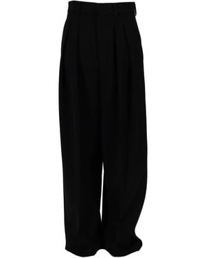 Saint Laurent Rechte Broek Pr12 - Zwart
