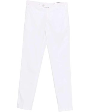 Kiton Buttoned Trousers - White