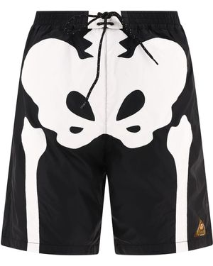 Kapital "Bone" Swim Shorts - Black