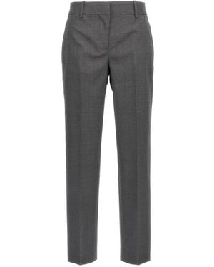 Ermanno Scervino Melange Virgin Wool Pants - Gray