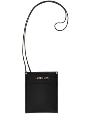Jacquemus Le Porte Poche Meunier Borse A Tracolla Nero - Bianco