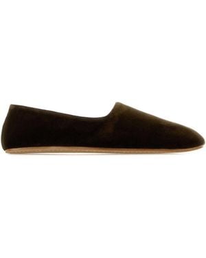 The Row Slip On Loafers - Black