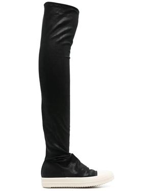 Rick Owens Entrenadores de calcetines altos - Negro