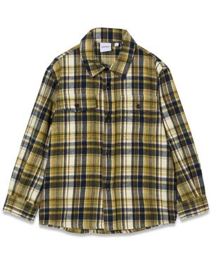Aspesi M/L Plaid Shirt - Green