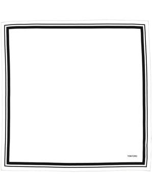 Tom Ford Pocket Handkerchief - White