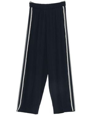Fabiana Filippi Silk Blend Trousers - Blue