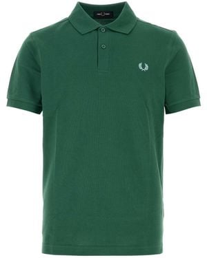 Fred Perry Piquet Polo Shirt - Green