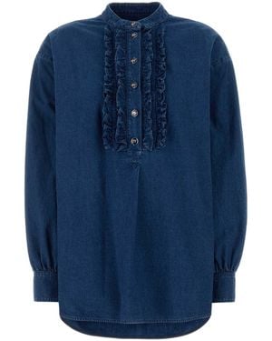 Valentino Garavani Denim Blouse - Blue