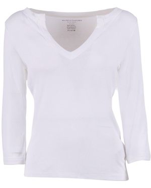 Filatures Du Lion Col V M3/4 001.Blanc - White