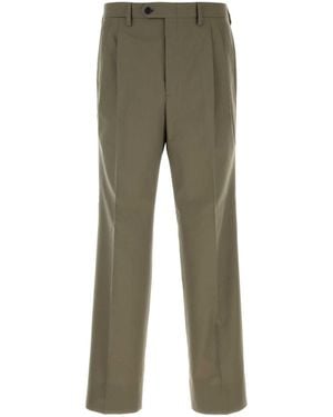 Prada Sage Green Wool Blend Pant
